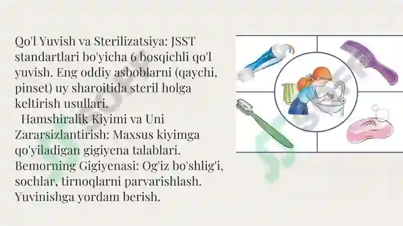 Uy Hamshirasi: Etik va Kasbiy Asoslar Kurs 5