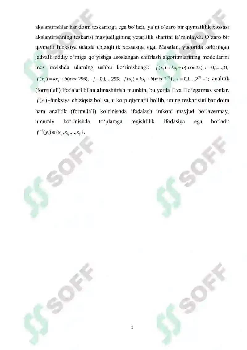 Oqimli simmetrik shifrlash algoritmlari tahlili 5