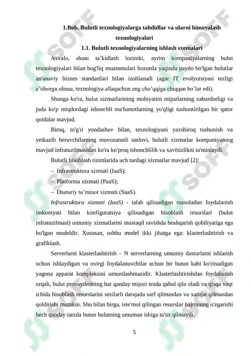 Bulutda ma’lumotlarni himoyalash dasturini ishlab chiqish 5
