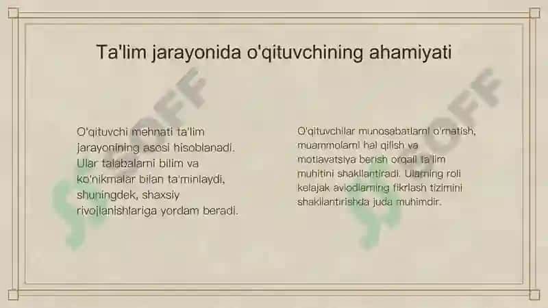 Boshlang'ich ta'limda o'qituvchi mehnati 5