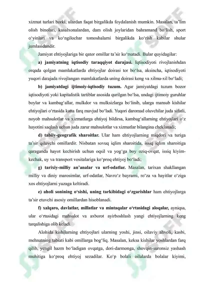 Ijtimoiy-iqtisodiy ehtiyojlar 6
