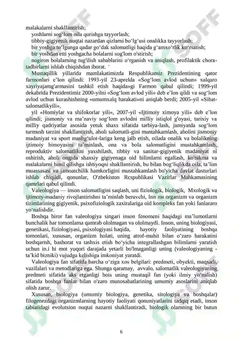 Valeologiya asoslari 6