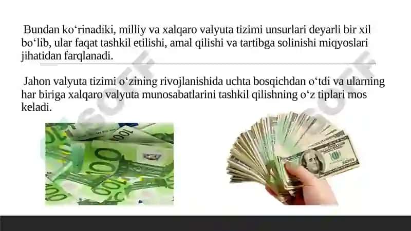 Valyuta munosabatlari 6