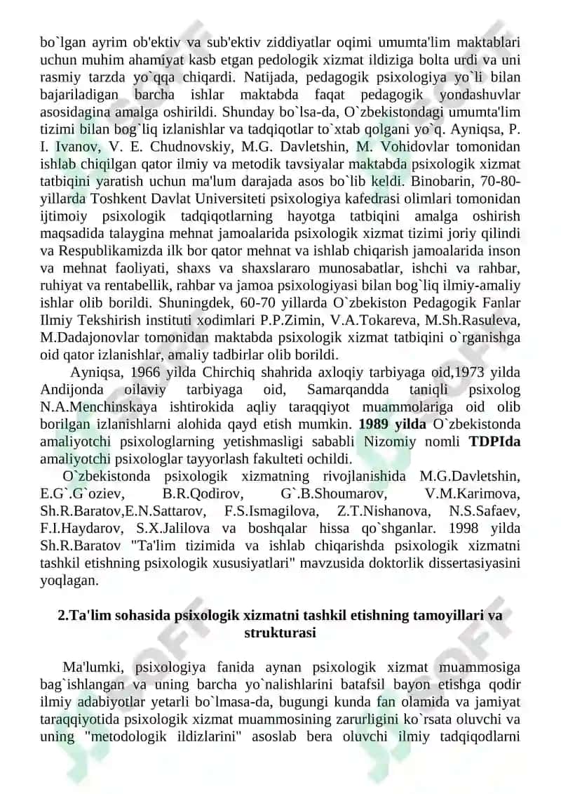 Psixologik Xizmat Darsligi 6