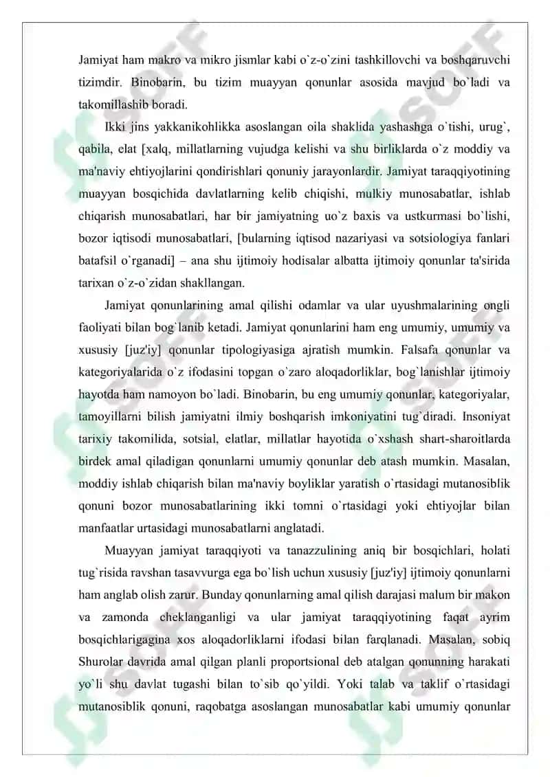 Jamiyat va Inson falsafasi 6