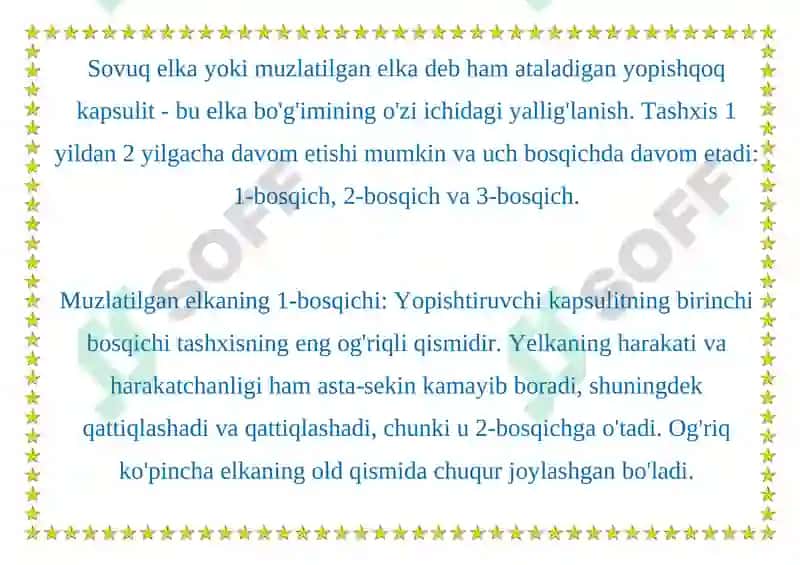 YELKA KURAK PERIARTRITI 6