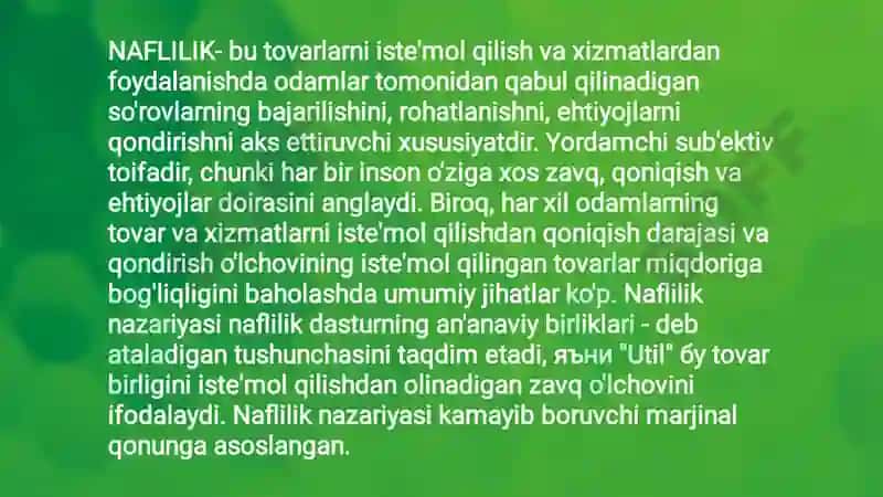Mikroiqtisodiyot 6