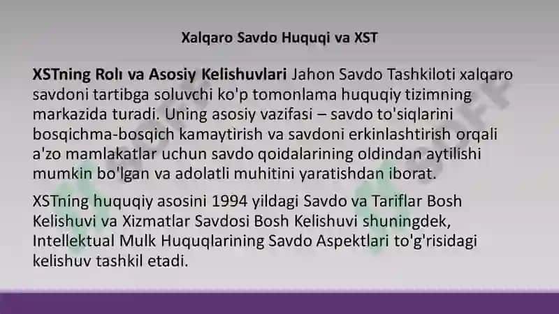 Xalqaro Iqtisodiy Huquq 6