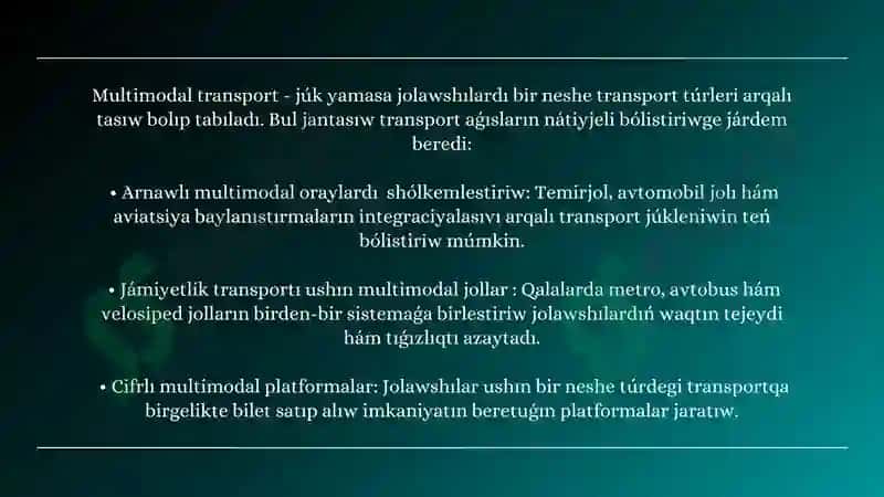 TRANSPORT AǴIMLARIN 6
