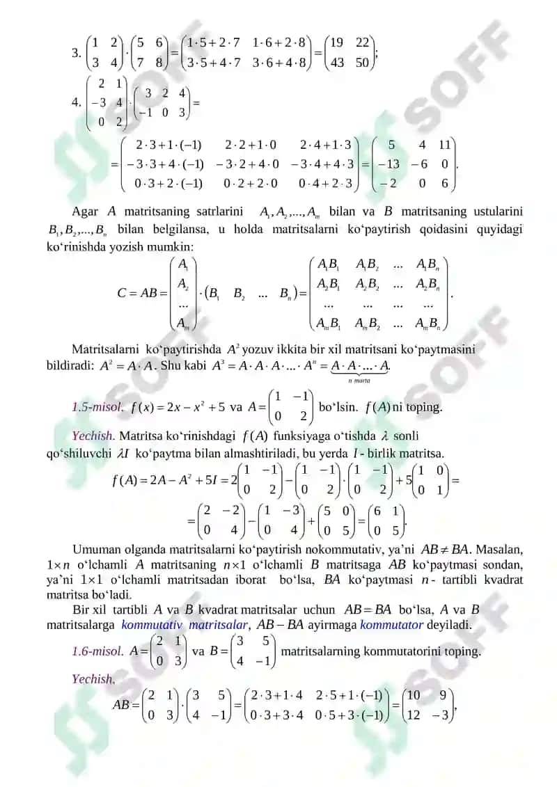 Matritsalar 6