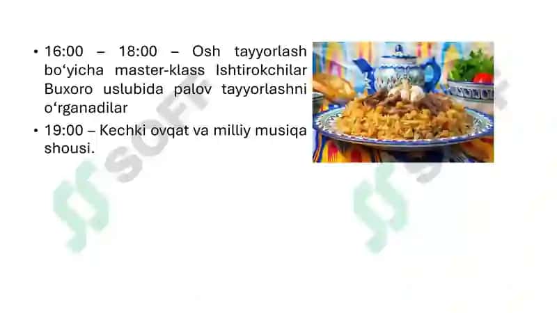 Mustaqil ish turizm turpaket yaratish namuna 6