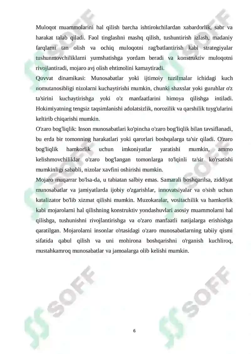 KONFLIKTLARNI YECHISH USULLARI 6