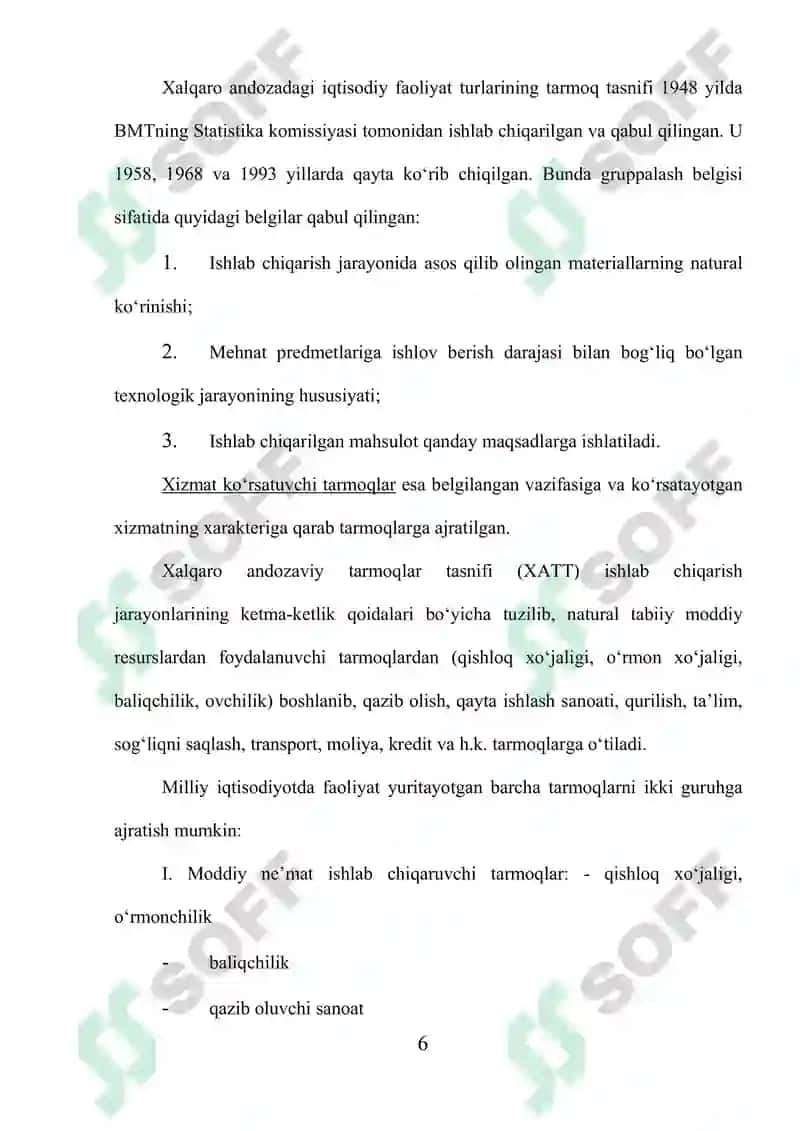 O’zbekiston milliy hisoblar tizimi 6