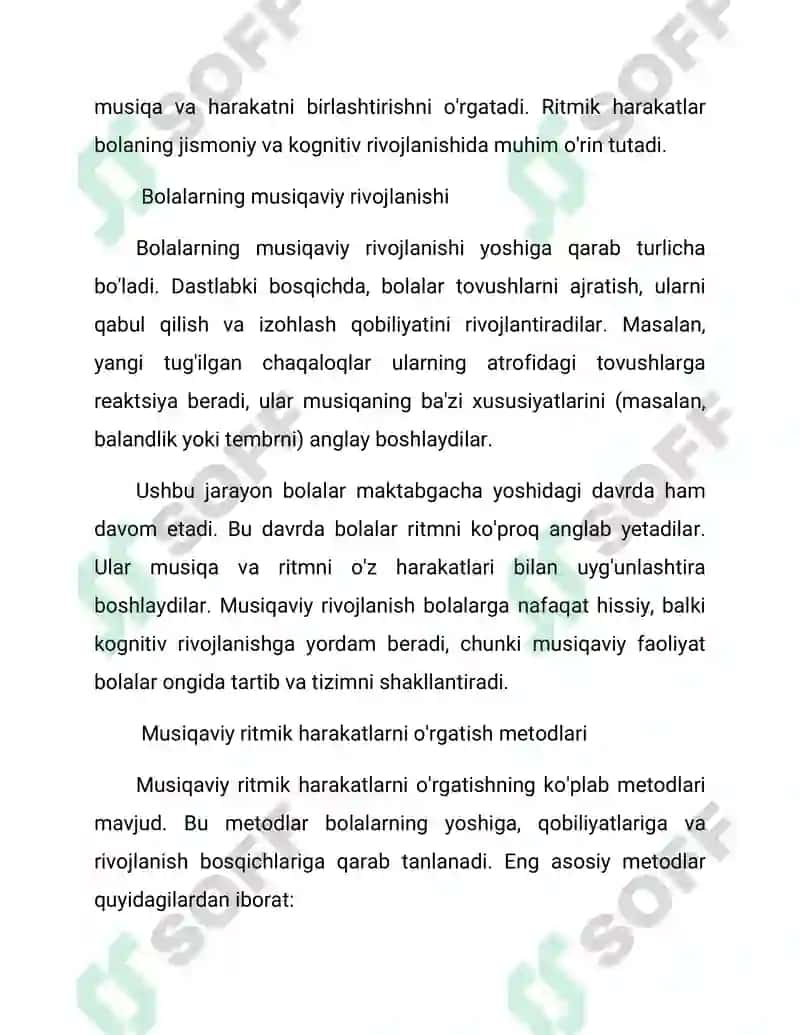 Bolalarni musiqaviy ritmik harakatlarga oʻrgatish 6