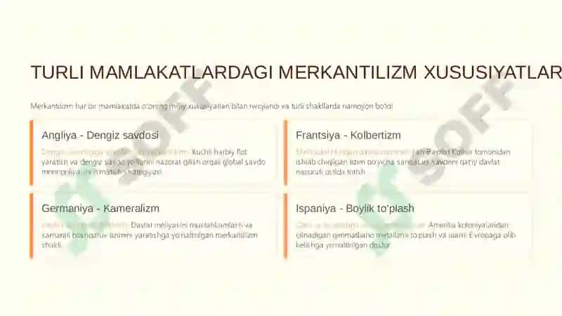 Merkantilizm - Sivilizatsiya Tarixidagi Ilk Iqtisodiy Ta'limot 6