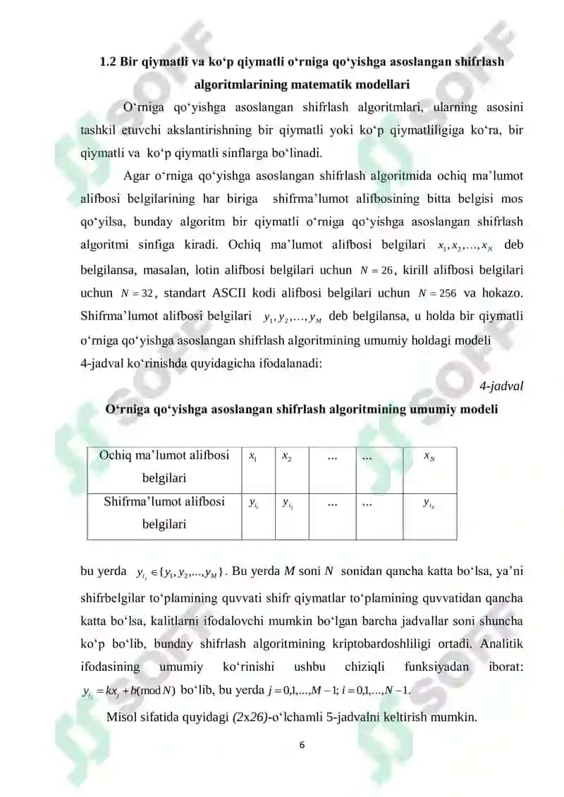 Oqimli simmetrik shifrlash algoritmlari tahlili 6