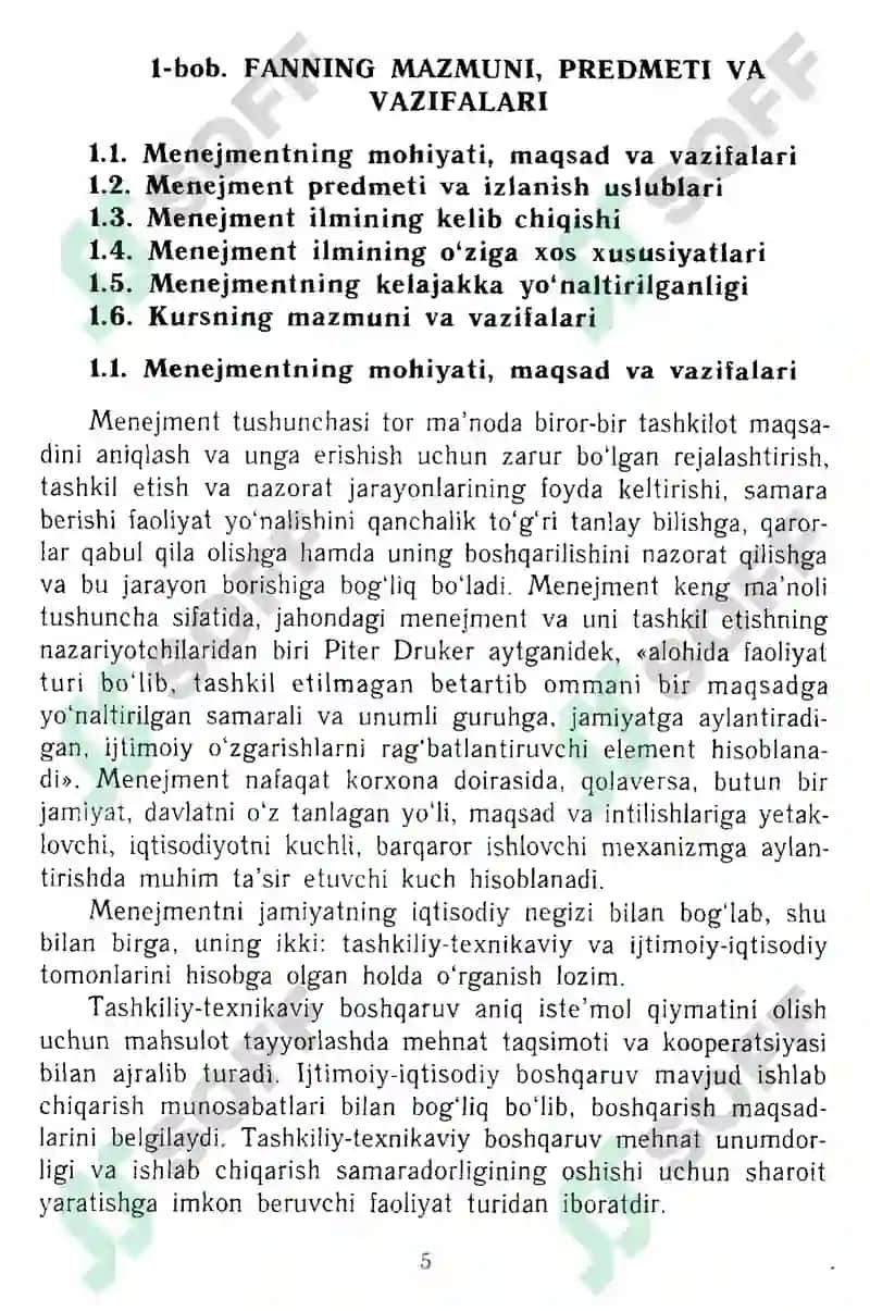 Menejment Nazariyasi 6