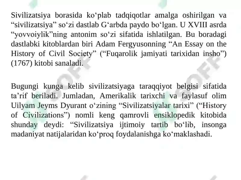 Islom sivilizatsiyasi tarixi 7