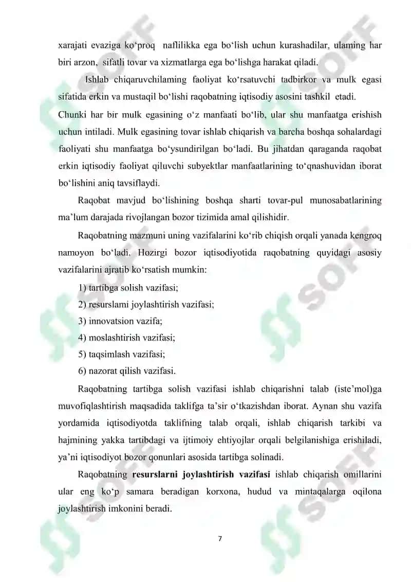 Bozor Iqtisodiyoti 7