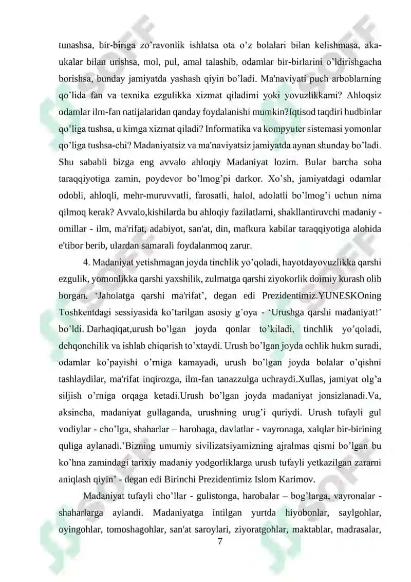 Qoraqalpoq xalqining urf odati va madaniy qadriyatlari 7