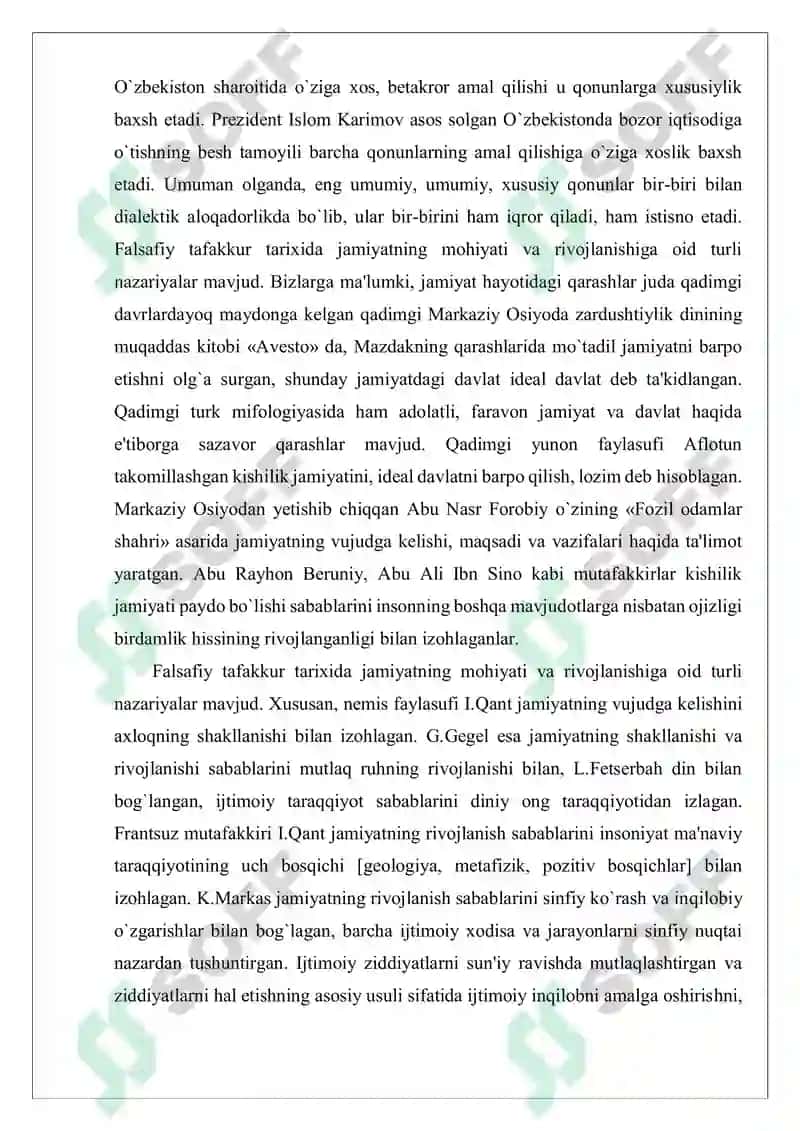 Jamiyat va Inson falsafasi 7