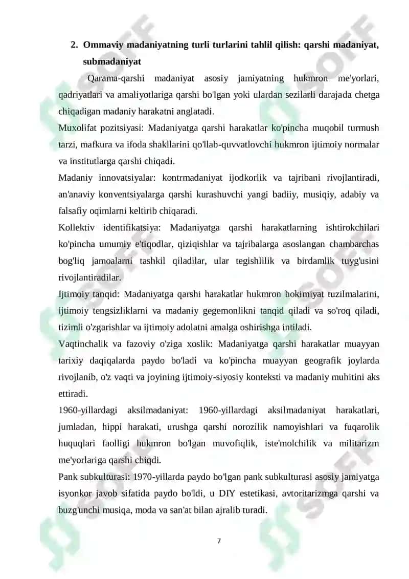 OMMAVIY MADANIYATNING SHAKLLANISH TARIXI 7
