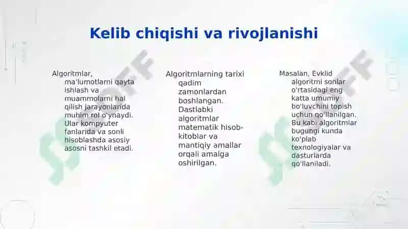 Sonli hisoblash funksiyalari kutubxonasi 7