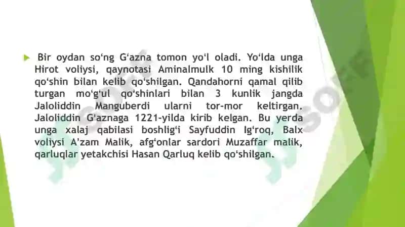 Jaloliddin Manguberdi – Vatan himoyachisi 7