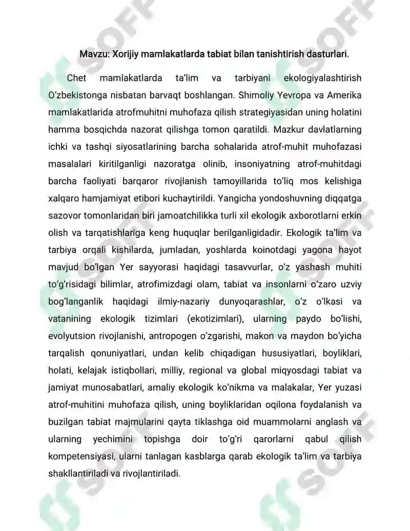 Tabiatni muhofaza qilish to‘g‘risidagi qonunlar 7