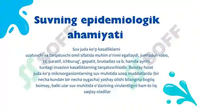 SUVNING GIGIYENASI VA EKOLOGIK MUAMMOLAR 7