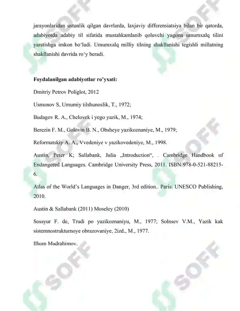Tilning tizim sifatidagi mohiyati 7