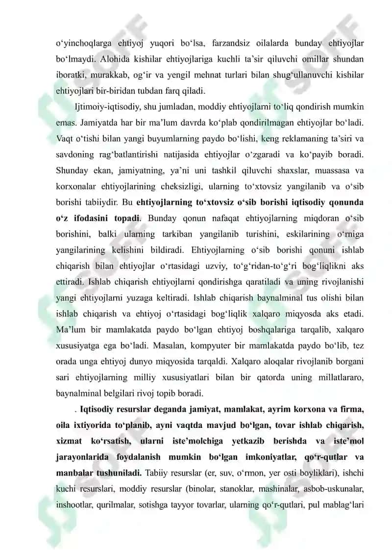 Ijtimoiy-iqtisodiy ehtiyojlar 7