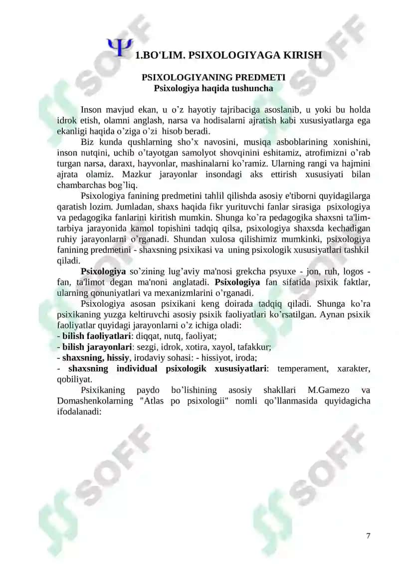 Umumiy psixologiya 7