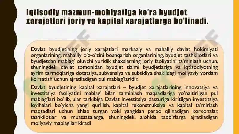 Davlat byudjetining aholini qo‘llab quvvatlash xarajatlari 7