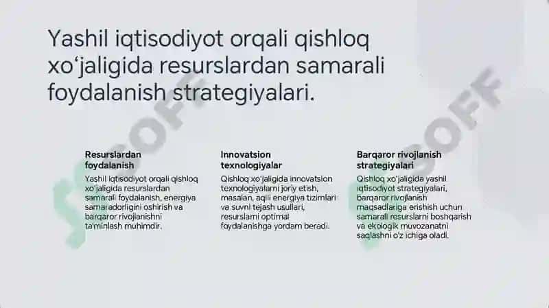 Yashil iqtisodiyot 7