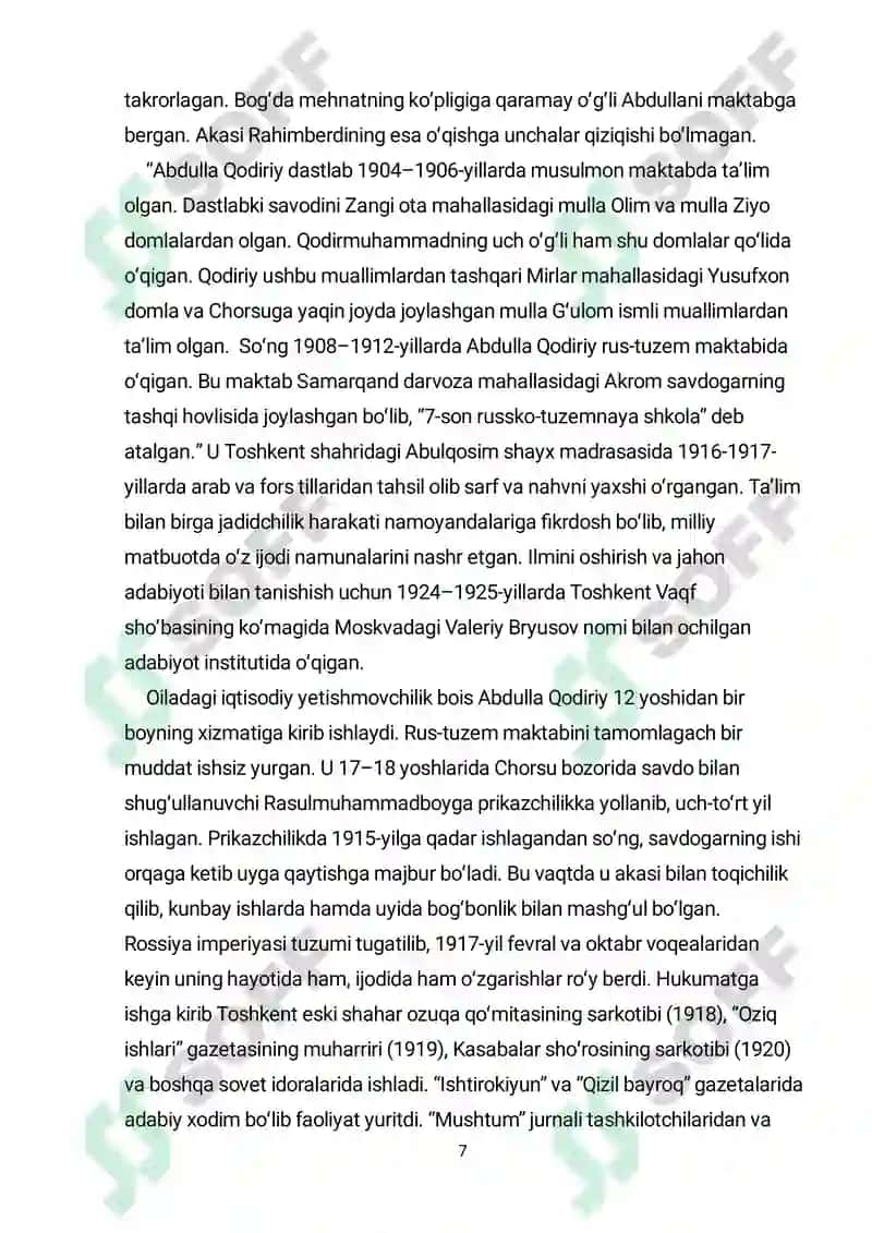 A. Qodiriy romanlari poetikasi 7