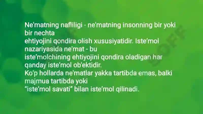 Mikroiqtisodiyot 7