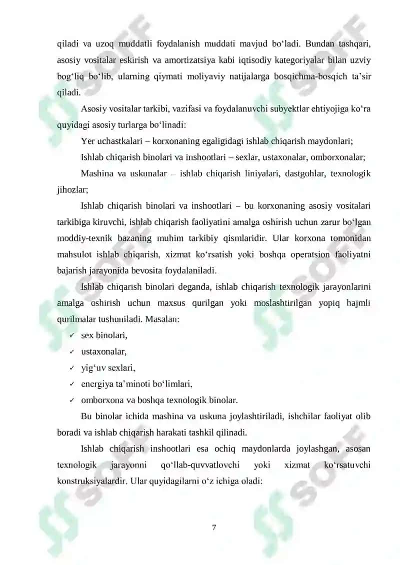 Asosiy vositalari hisobi 7