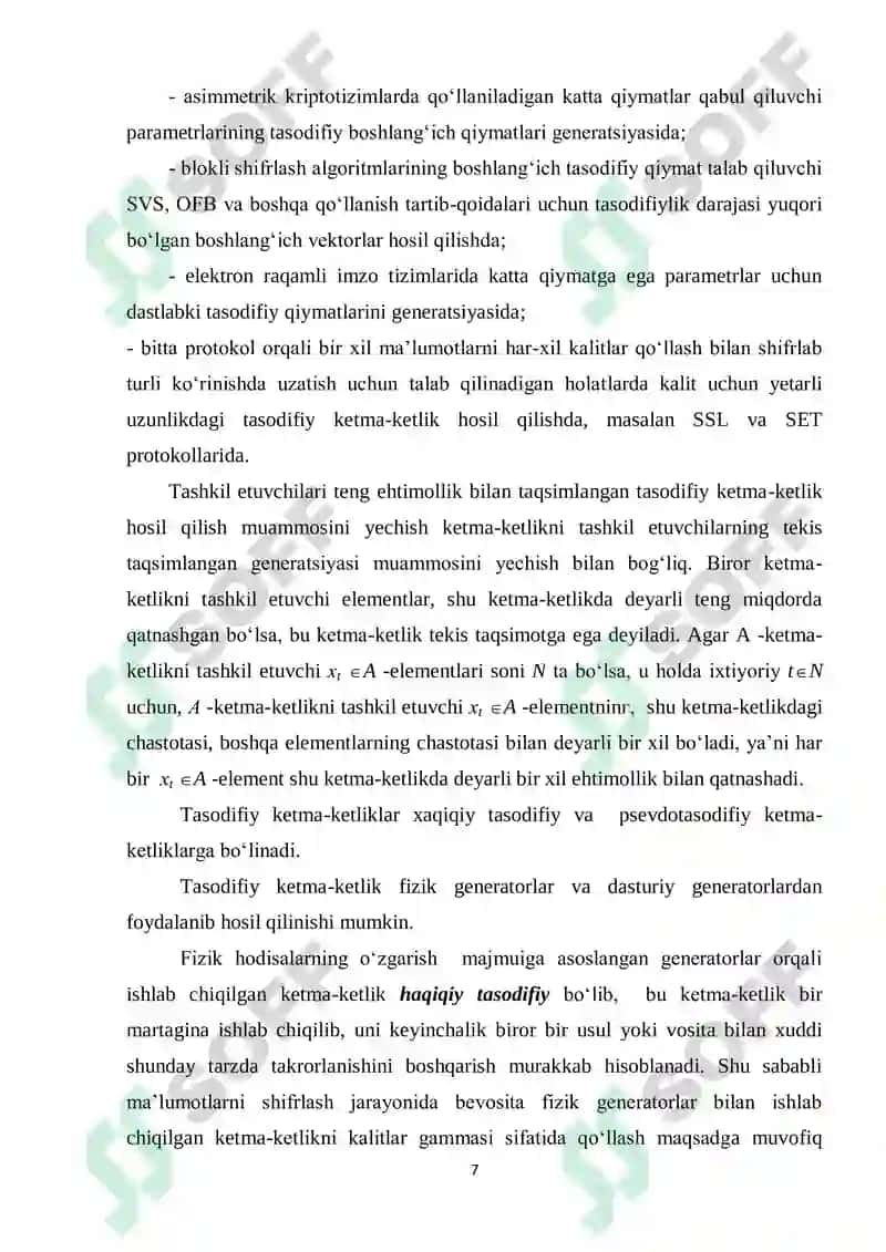 Blokli simmetrik shifrlash algoritmlari 7