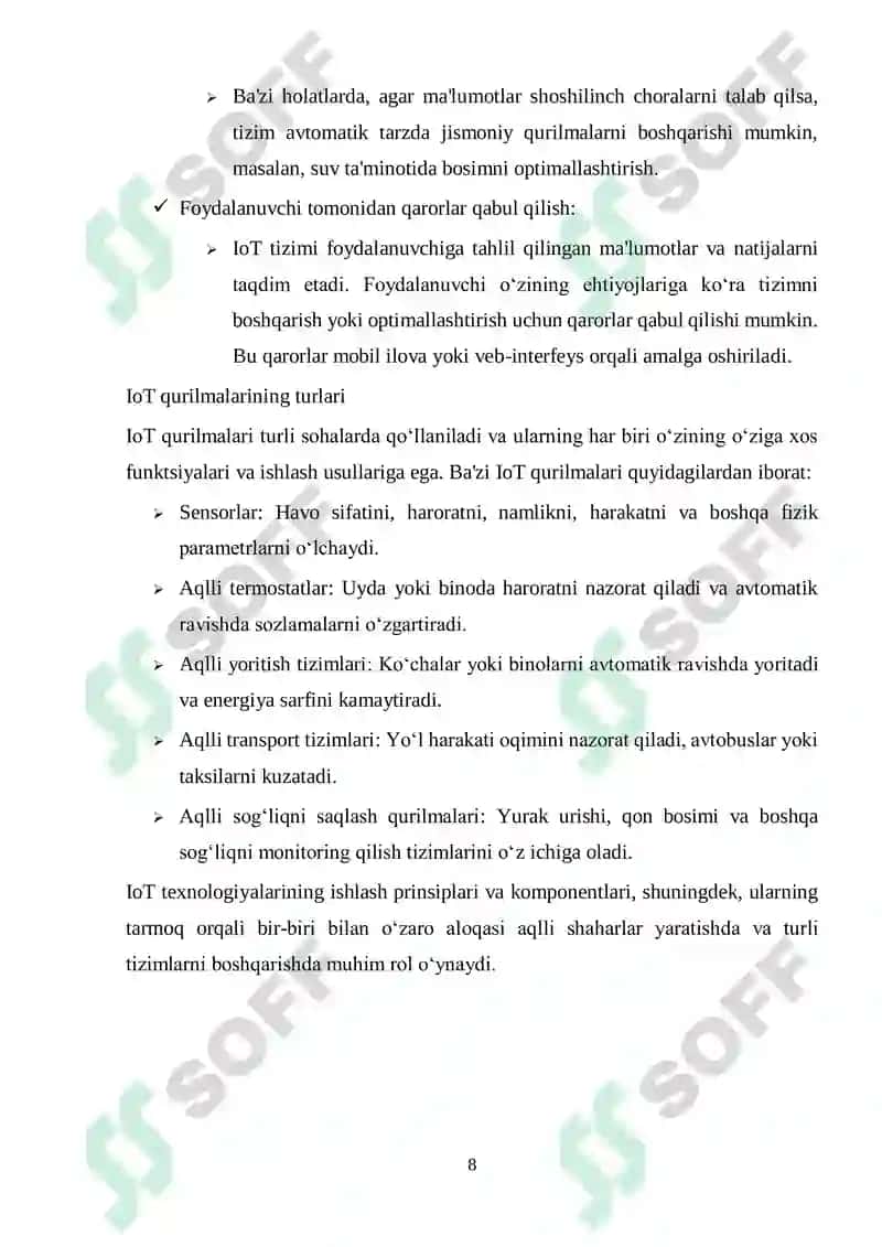 IoT qurilmalari yordamida shaharni aqlli qilish (Smart City) 8