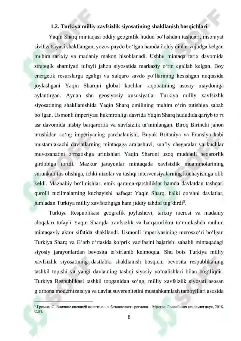 Turkiyaning xavfsizlik strategiyasi 8