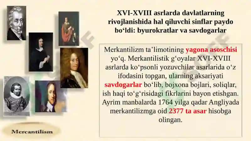 Merkantilizm - Sivilizatsiya Tarixidagi Ilk Iqtisodiy Ta'limot 8