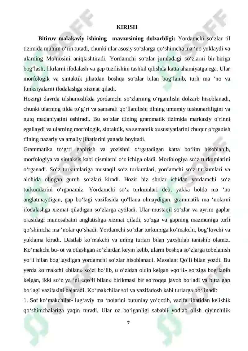 Yordamchi soʻzlarning grammatik xususiyatlari 8