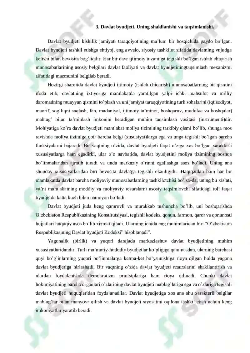 Moliyaning mohiyati va vazifalari 8