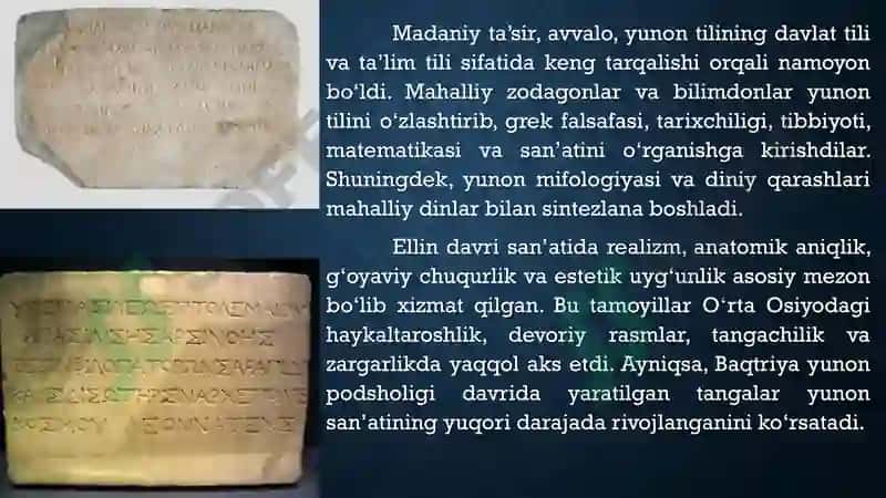 ELLIN DAVRIDA O'RTA OSIYO MADANIYATI 8