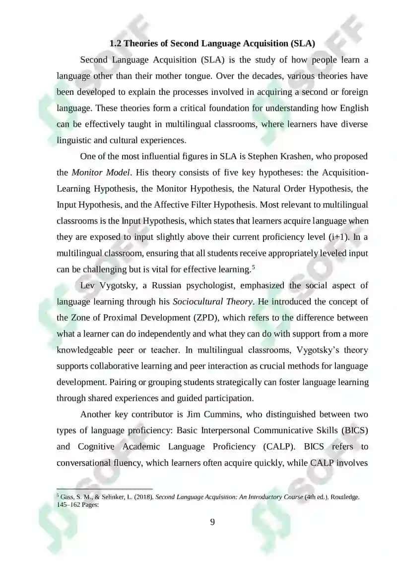 Challenges in Teaching English as a Foreign Language in Multilingual Classrooms 8