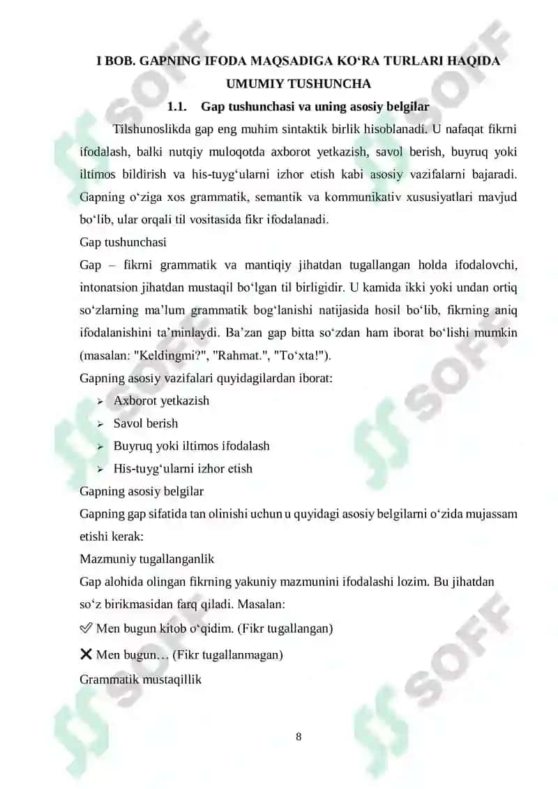 Hozirgi oʻzbek adabiy tili 8