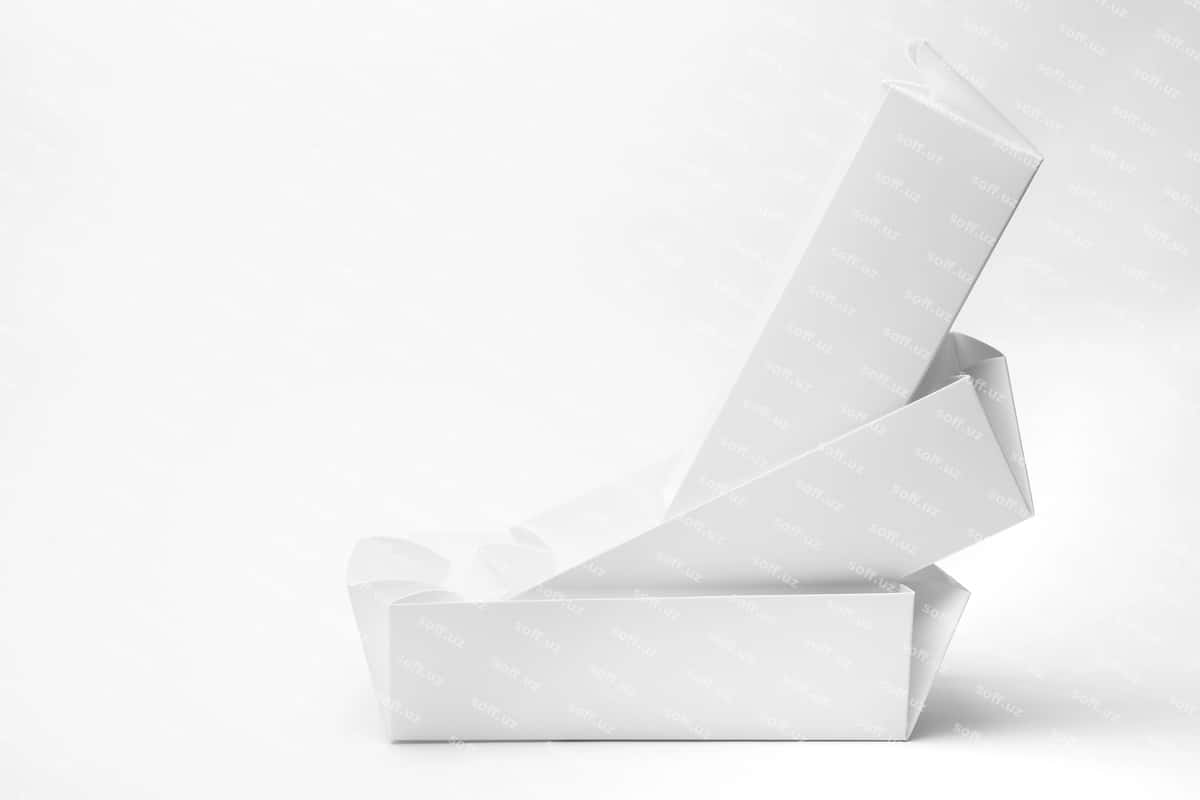 Qog'oz laganda maket dizayni | Paper tray mockup design 1