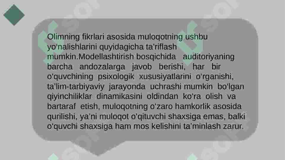 Pedagogik muloqot 8