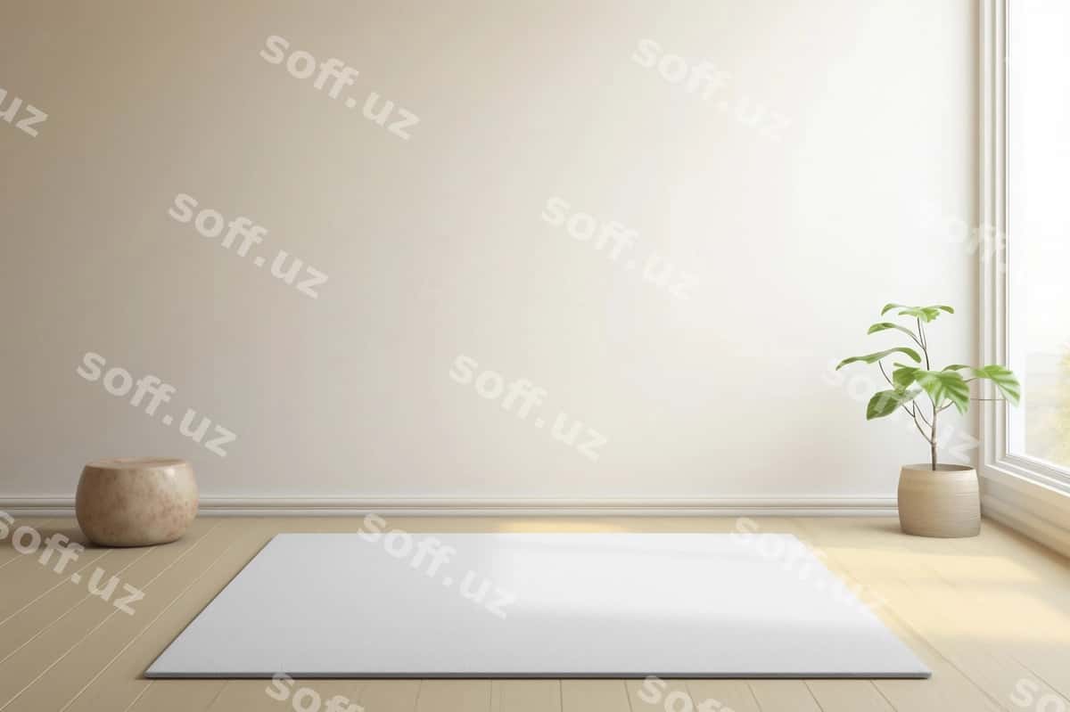Bozok matras mockup dizayni | Pet mat pattern mockup design 1